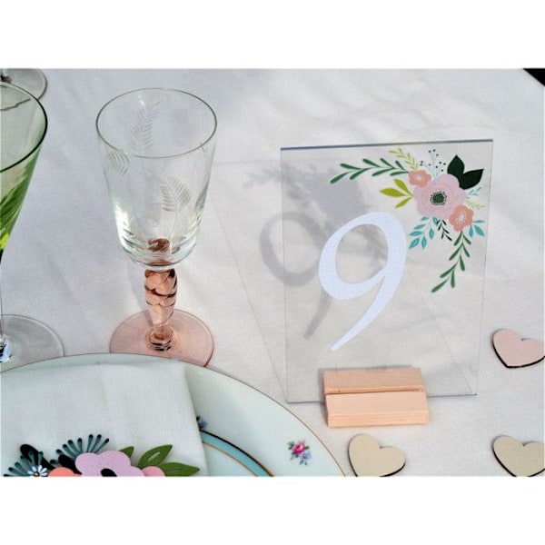 5 transparente plexiglasplader 10 x 15 cm + bunde Transparent