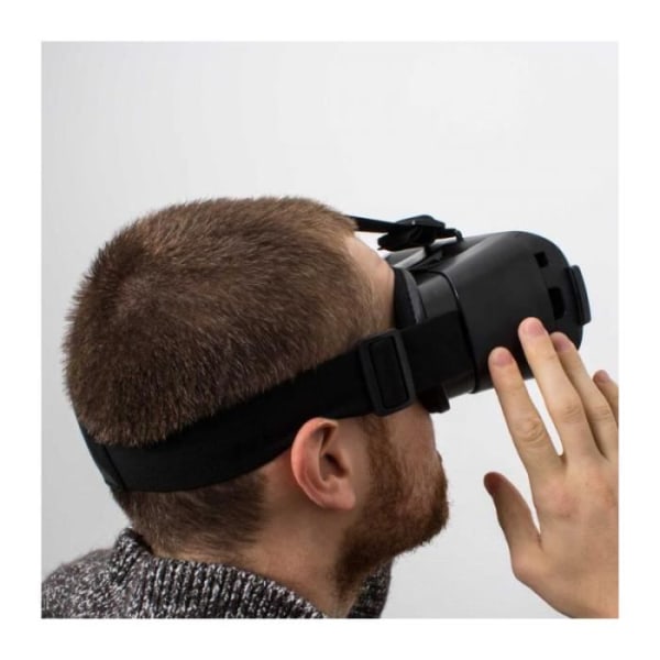 Virtual reality-briller Kompatibel med de fleste 15cm x 8cm smartphones Trådløs strop og justerbare linser til