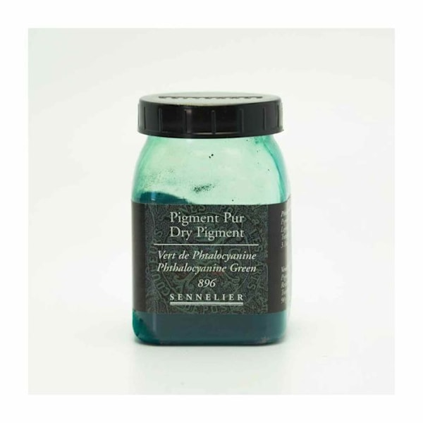 Pigmentti maalin luomiseen - 90 g ruukku - Phtalocyanine Green Grön