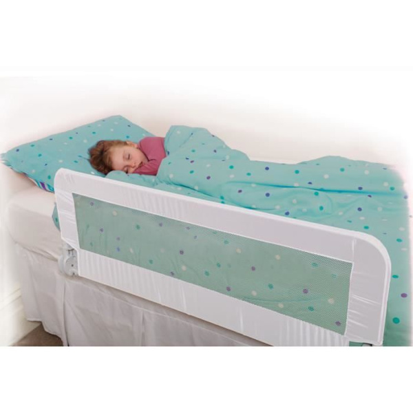 DREAMBABY Erittäin leveä PHOENIX sängyn kaide - Taitettava ja kannettava - L 110 x L 45,5 cm - Valkoinen Vit