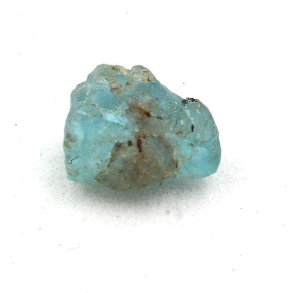 Pierre - Apatit Paraiba - 1,82 ct - Äkthetscertifikat - Dimensioner 8x5x5 mm - Grå
