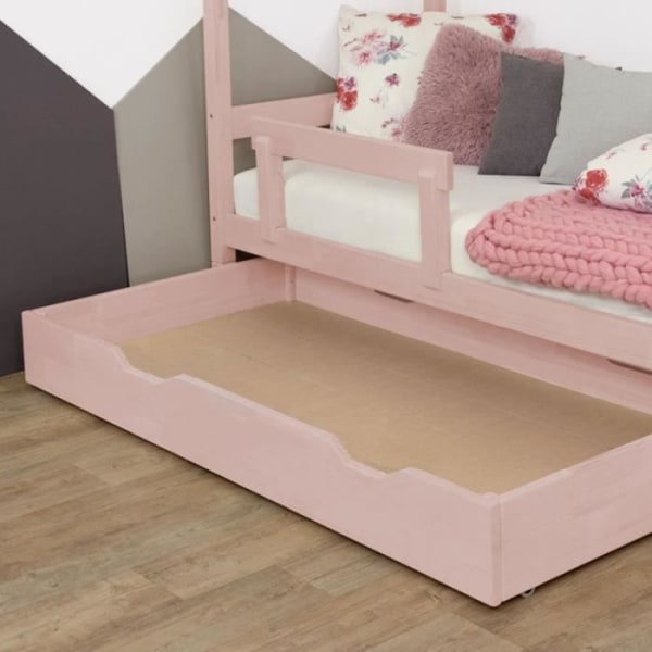 Sänglåda 90 x 180 BUDDY - pastellrosa - GENERIC - Sovrum - Barn - 90 cm Rosa