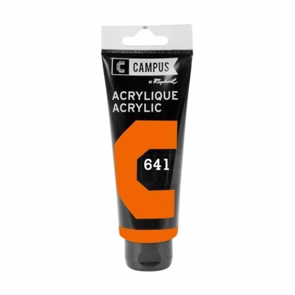 Akrylfärg 100 ml - Orange n°641 Apelsin