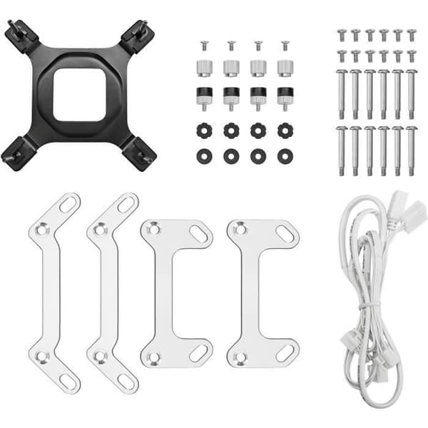 PC Køling - DEEPCOOL - MYSTIQUE 360 WH ARGB - 12 cm - Komplet Processor Kit - RGB