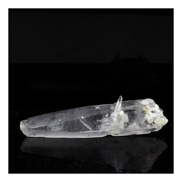 Sten og mineraler. Bitermineret Muzo Quartz + Dolomit. 34,40 øre. Trimouns Talc Mine, Ariège, Frankrig.