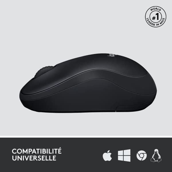 Mus - Trådløs - Logitech - M220 Silent - Sort - Stille Svart