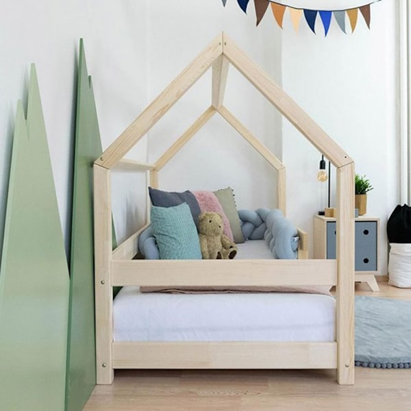 Lit cabane enfant TERY 120 x 190 Hvid Vit