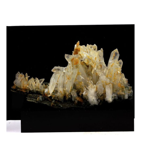 Sten og mineraler. Kvarts + siderit. 1021,5 ct. Saint-Pierre-de-Mésage, Isère, Frankrig.