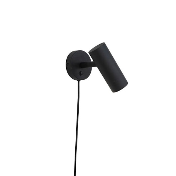 House Nordic LED væglampe Lia Sort 442794 Svart
