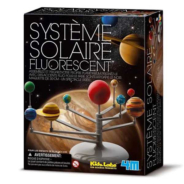 PW Fluorescerende Solar System Kit Flerfärgad