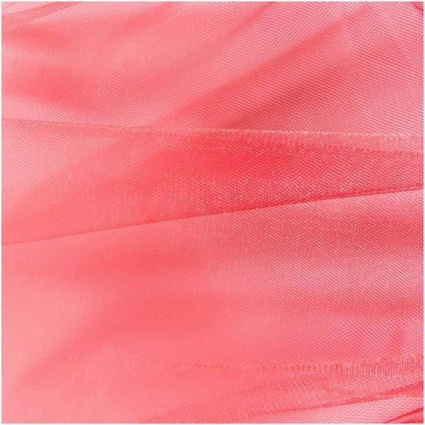 Tyllrulle - RICO DESIGN - 50 cm x 5 m - Röd - 100% polyester - Dekor & sömnad Röd