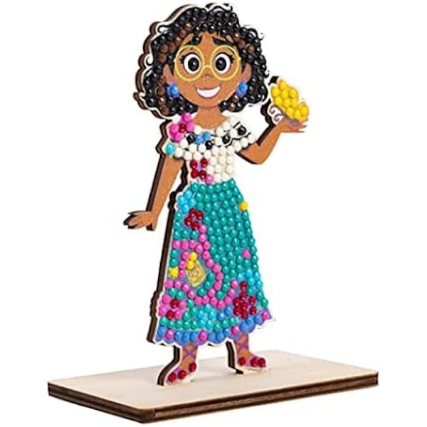 Figurine med Diamanter - KRISTALL KONST - Mirabel - Komplett Kit - Kreativ Aktivitet - För Barn Från 5 År Mirabel