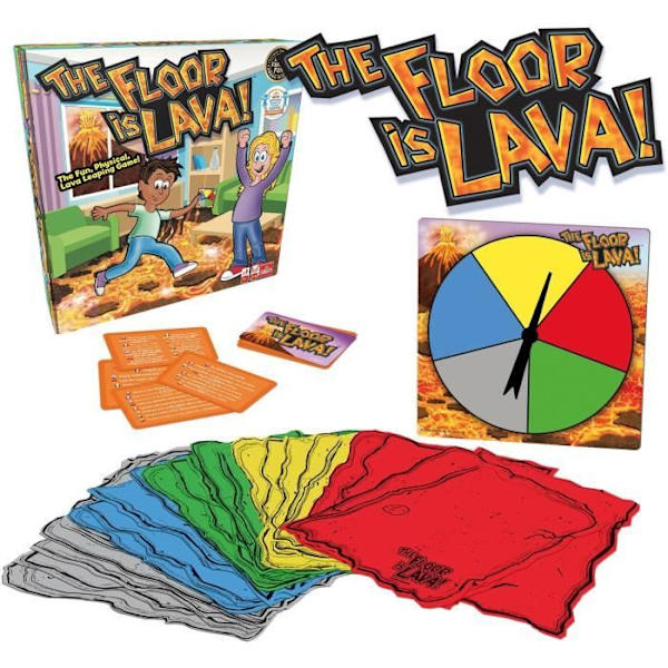 Gulv er lava - Brætspil - GOLIATH - Fra 5 år Flerfärgad