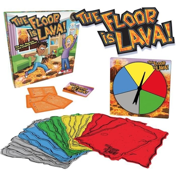 Lattia on laava - Lautapeli - GOLIATH - Alkaen 5 vuotta Flerfärgad