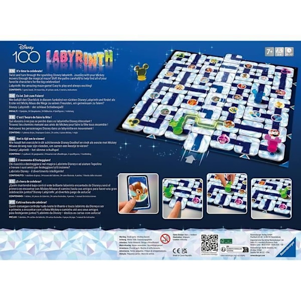 Disney 100th Anniversary Maze - Brädspel - 4005556274604 - Ravensburger Flerfärgad