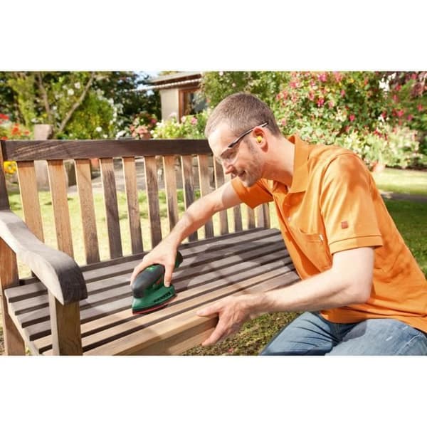 BOSCH Multi-sliber - EasySander 12 sæt 1x2,5Ah Grönt och svart