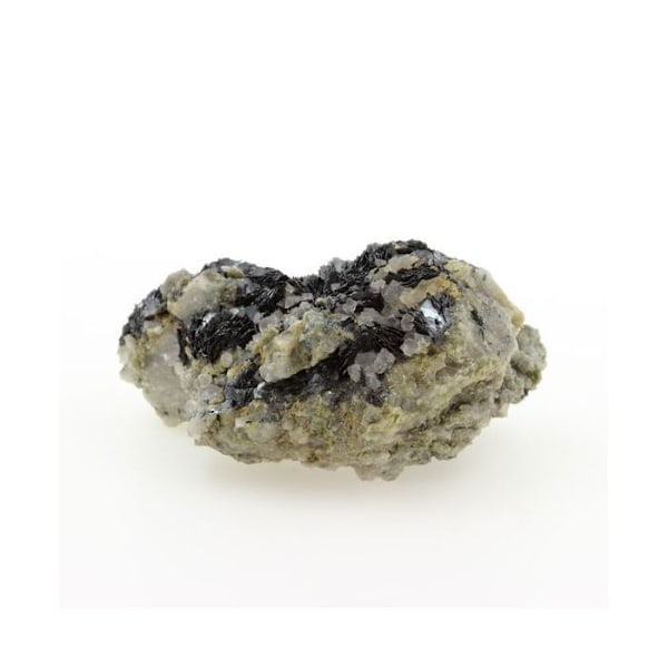 Hematite + Grå Fluorit 164,0 karat Grå