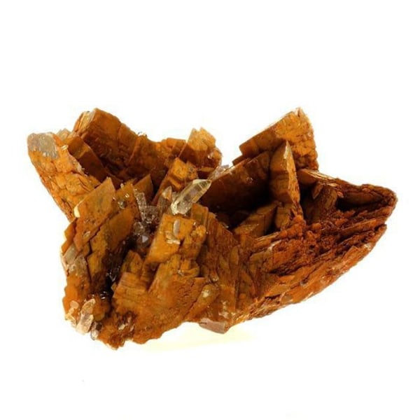 Sten og mineraler. Siderit + Kvarts. 388,0 øre. Mésage Mine, Vizille, Frankrig..