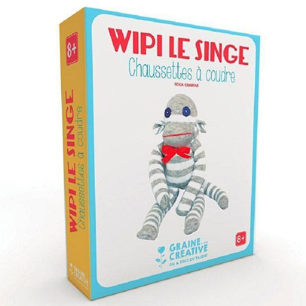 Sytt kit från 8 år - Apstrumpa Flerfärgad