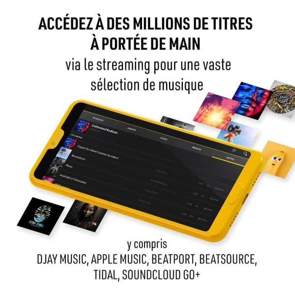 HERCULES DJ CONTROL MIX ULTRA - Bluetooth DJ-ohjain älypuhelimille (iOS ja Android) - Langaton