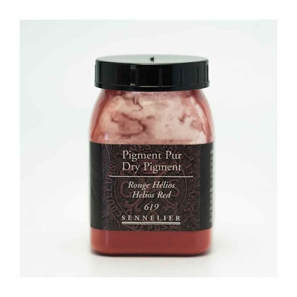 Pigment til fremstilling af maling - 40 g potte - Rød Hélios Röd