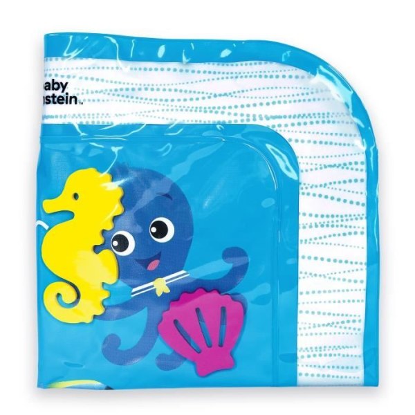 BABY EINSTEIN Vandtæppe til baby, sansespil og udvikling, oppustelig, nem at rengøre, foldbar, legetøj fra fødslen Flerfärgad