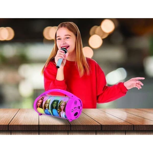 Langaton Bluetooth® Kaiutin Valolla ja Mikrofonilla Barbie Ros