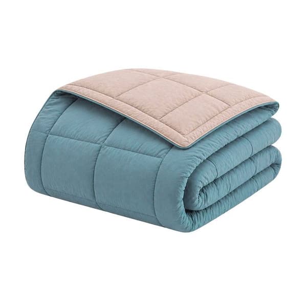 HUDSON - Let Couette Microfiber - 200gr/m2 - Grå & Blå - 140 x 200 cm Pebble / Lake