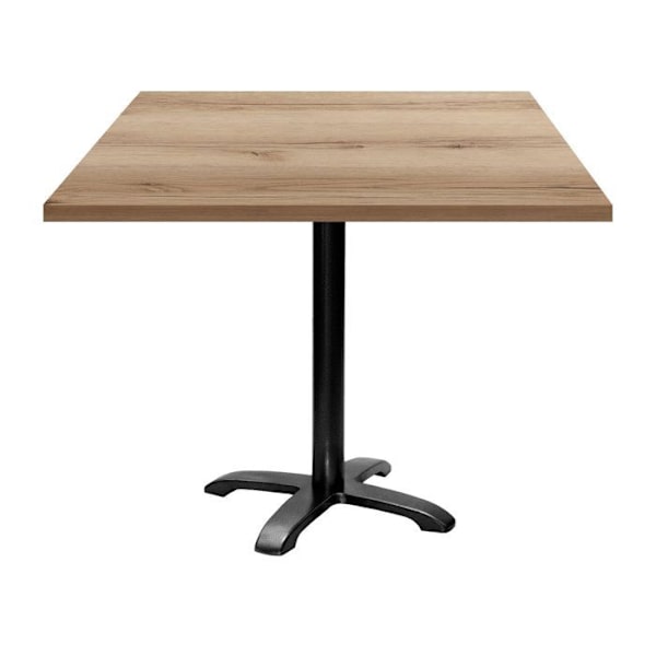 Tabel 90 x 90 cm - model Bazila egetræ delano brun