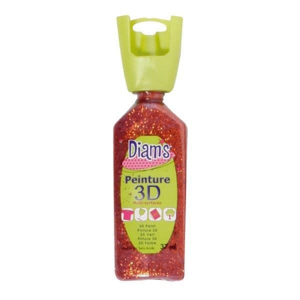 3D-färg - Diam's - Koppar - Multi-yta - Akryl - Relief-effekt Koppar