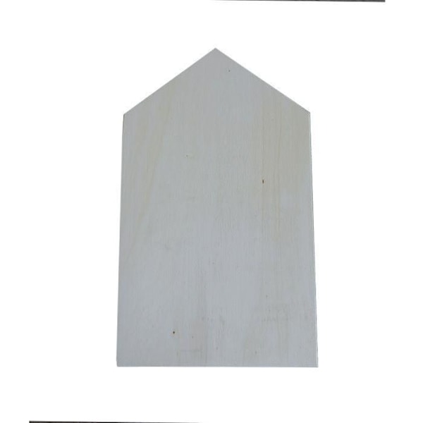 Husets trähylla 30,5 x 18 x 10 cm Beige