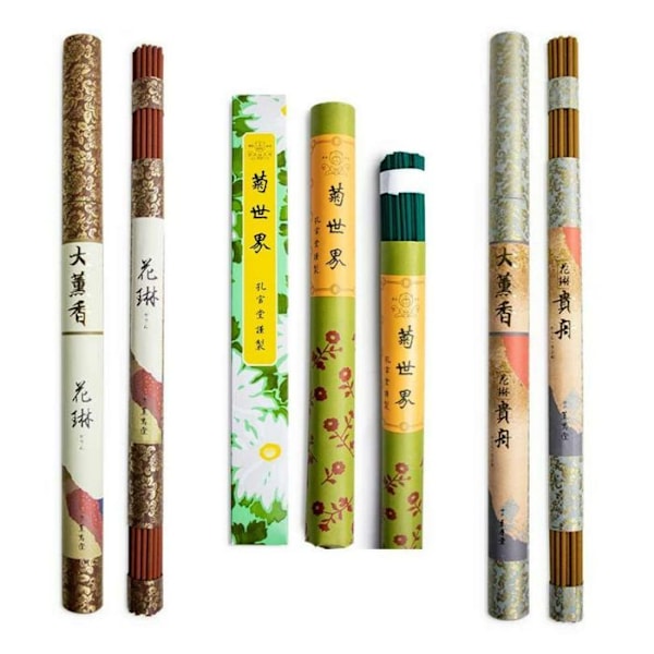Japanilainen suitsukelaatikko - puumainen - 105 tikkua