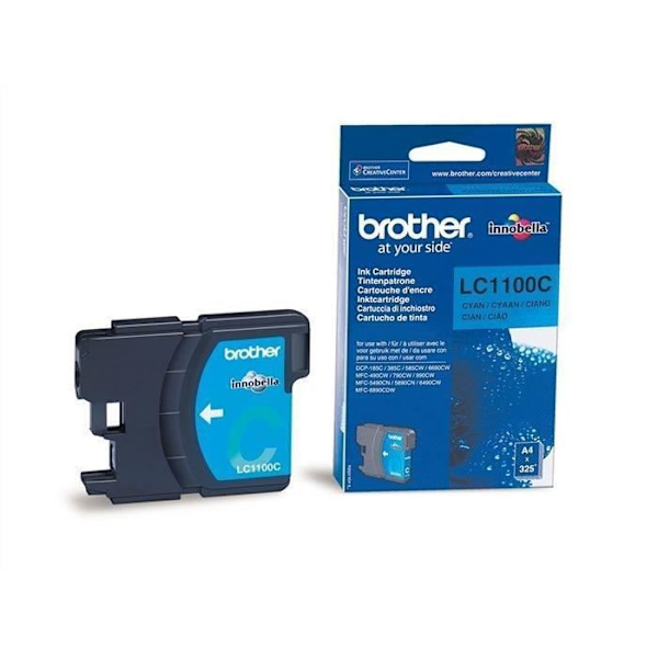Brother LC1100C Cyan blækpatron