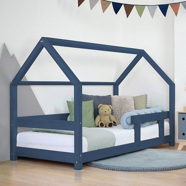 'Lit cabane enfant TERY 70 x 160 sininen' Blå