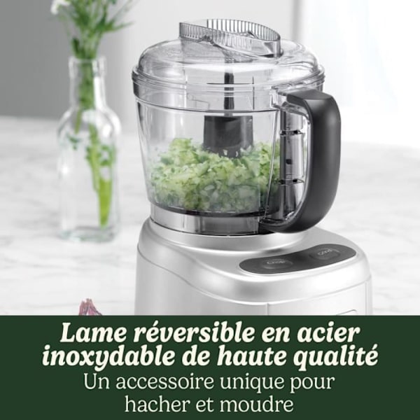 Elektrisk hakker - CUISINART - ECH4E Mini Prep Pro - 250 W - 900 ml - Grå Grå