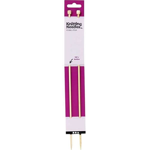 Strikkepinde - CREOTIME - ref 42284 - Bambus - Brun Bambus