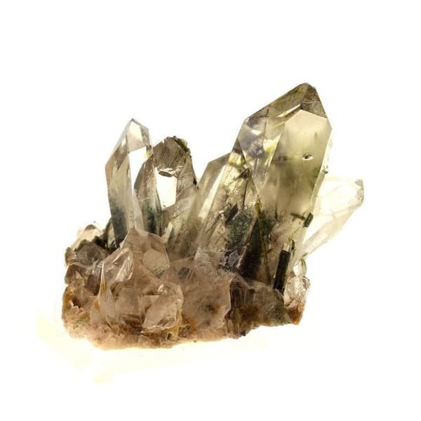 Kvartsi + Epidote 834,0 karaattia