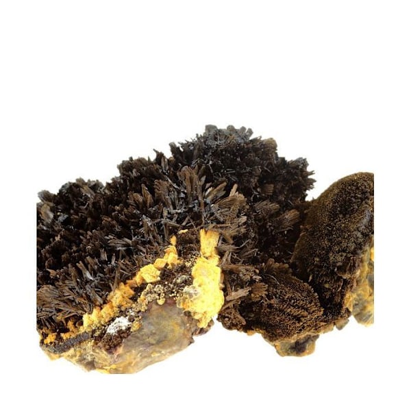 Sten og mineraler. Goethite. 1230,5 øre. Lakeview Load Claim, Park Co., Colorado, USA.