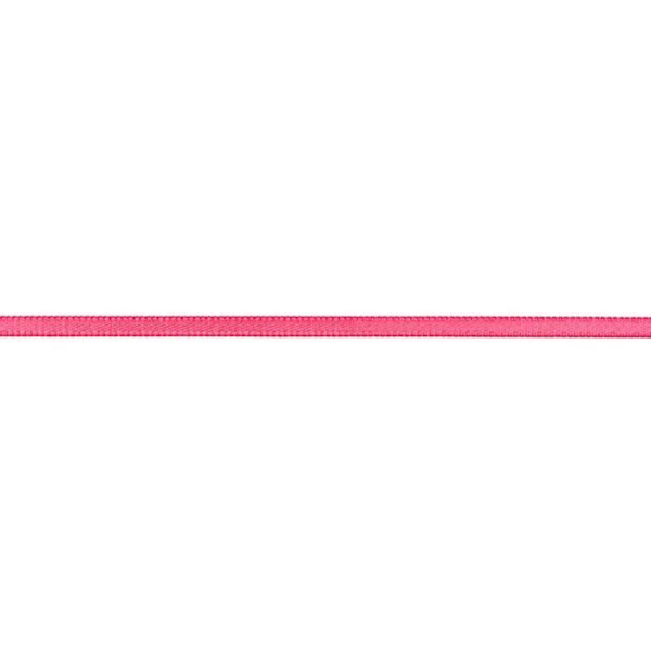 Neon fuchsia satinbånd 3 m Fuchsia