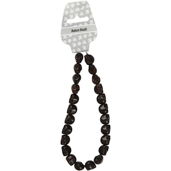 Farverige perler i howlit. ref 69921
