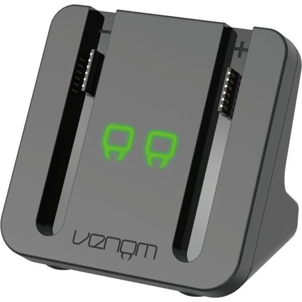 Dobbelt ladestation - VENOM - Til Joy-Con Nintendo Switch 2 - Sort Sort