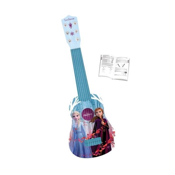 Lexibook, Frost, Min Första Gitarr för Barn, 6 Nylonsträngar, 53 cm, Guide Ingår, Från 3 år Blå