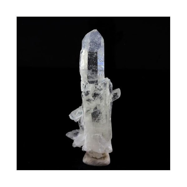 Stenar och mineraler. Kvarts. 24,46 ct. La Gardette-gruvan, Bourg d'Oisans, Isère, Frankrike.