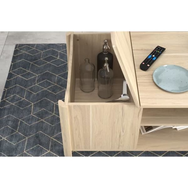 Bord Basse BETTY - Eg - Rektangulær - 110 x 42 x 60 cm Ek