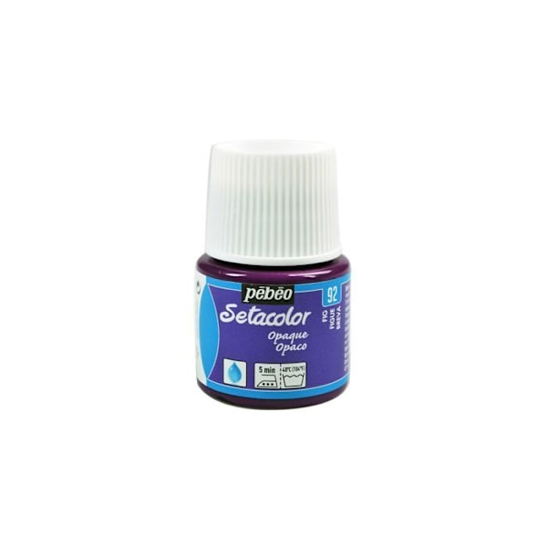 Stoffmaling - PéBéo - Setacolor opaque fig - 45 ml - Lilla - Vandbaseret Lila