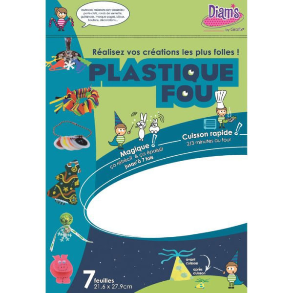 Mad Plastic - Lajitelma - 7 arkkia - Väri… Flerfärgad