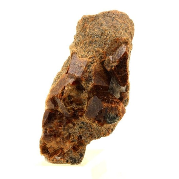 Sten og mineraler - ABIJOUX - Grossulær granat-Andradite - 321.0 ct - Pyrénées-Orientales, Frankrig Röd