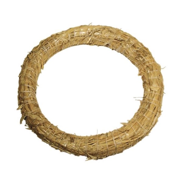 Kranse i strå, super fine, natur, 30 cm