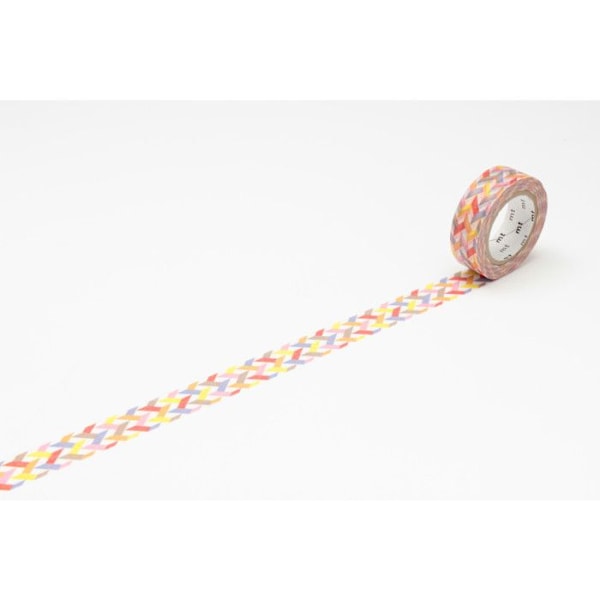 Monivärinen maalarinteippi lämpimät sävyt - 1,5 cm x 7 m Flerfärgad