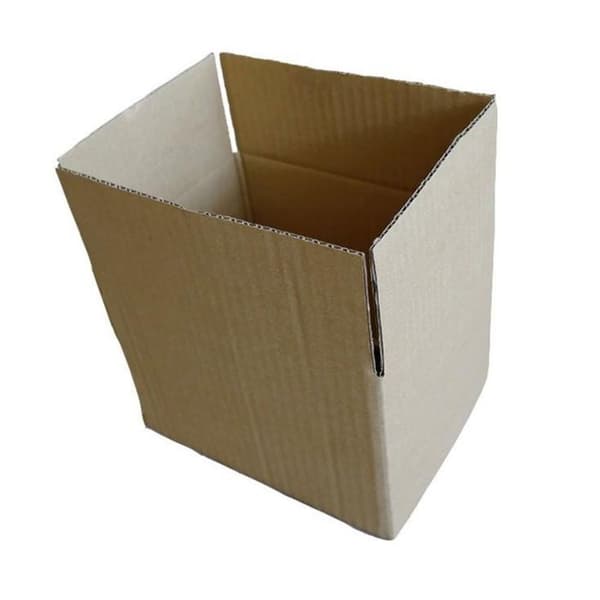 100 st packboxar 20 x 15 x 11 cm brun